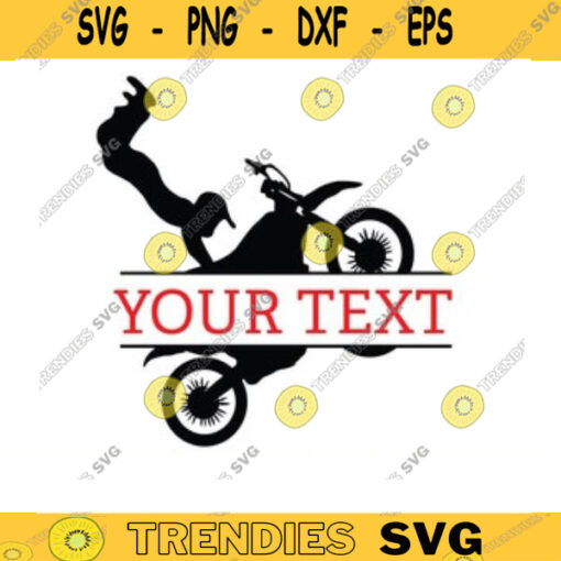 dirt bike svg dirt bike monogram split frame name svg motocross moto svg monogram svg motorcycle svg motorbike svg copy