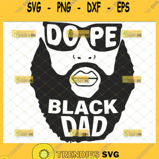 dope black dad svg african american man with sunglasses svg funny diy black fathers day gifts 1