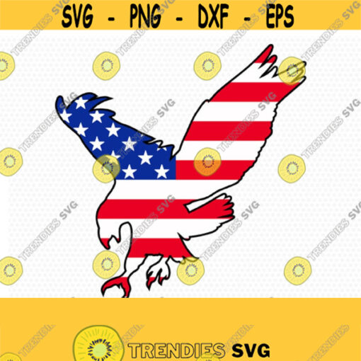 eagle svg eagle svg file american eagle svg Fourth of July SVG 4th of July Svg Patriotic SVG Cricut Silhouette Cut File svg dxf Design 586