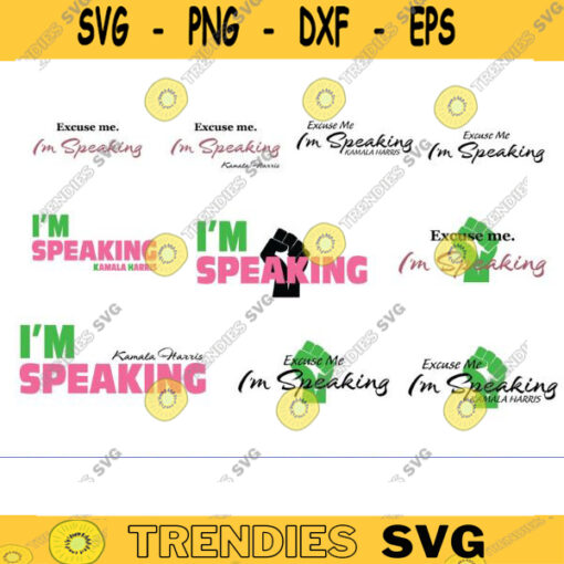 excuse me im speaking svg kamala harris svg biden harris svg kamala svg kamala harris PNG Democratic Party for President BIDEN Design 765 copy