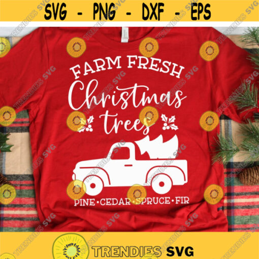 farm fresh christmas trees svg christmas svg farm fresh svg christmas tree svg farmhouse svg silhouette cricut files svg dxf eps png. .jpg