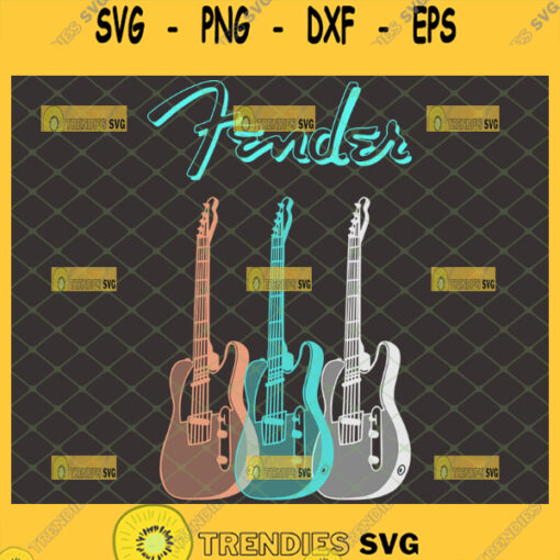 fender guitar svg