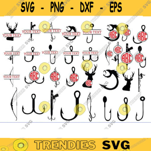 fishing hunting monogram svg deer monogram svg hunting fishing svg fishing svg hunting svg fishing hook svg hunt svg monogram svg copy