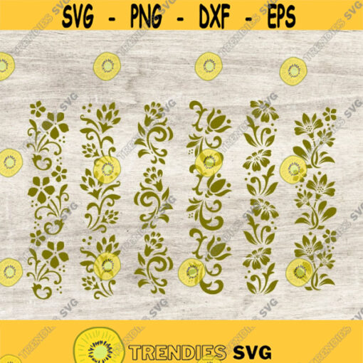 floral Svg Vector Floral Filigree Pattern Silhouette Cut File Svg Png Eps Jpg Instant Download Design 22