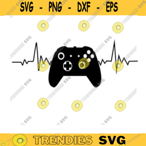 gamer heartbeat SVG gamer svg video game svg gameer controller heartbeat ekg svg gamer shirt svg Funny Gaming Quotes Game Player svg Design 347 copy