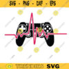 gamer heartbeat SVG gamer svg video game svg gameer controller heartbeat ekg svg gamer shirt svg Funny Gaming Quotes Game Player svg Design 604 copy