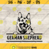 german shepherd svg German Dog Svg Dog Clipart Silhouette and Cricut Files Svg Png Eps and Jpg Design 218