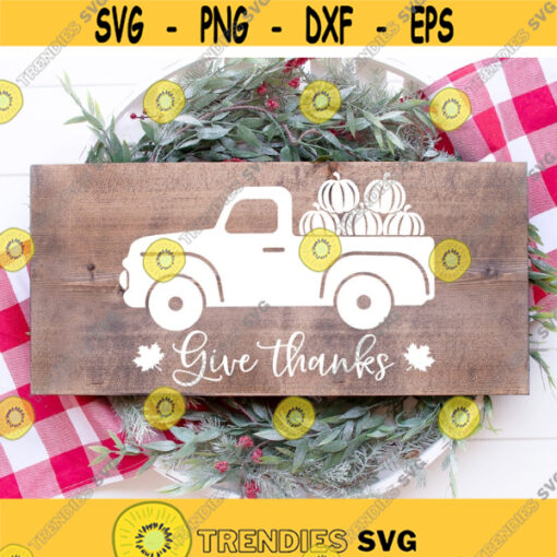 give thanks svg thanksgiving svg fall svg autumn svg leaf svg thankful svg silhouette cutting files cricut files svg dxf eps png. .jpg