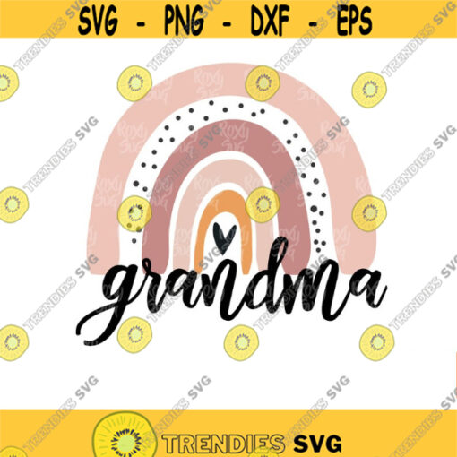 grandma svg Mama svg rainbow svg grandma clipart Sublimation designs download SVG files for Cricut PNG files