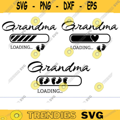 grandma svg grandmother svg Promoted to Grandma svg grandma loading svg granny svg grammy svg best grandma svg new grandma svg Design 454 copy