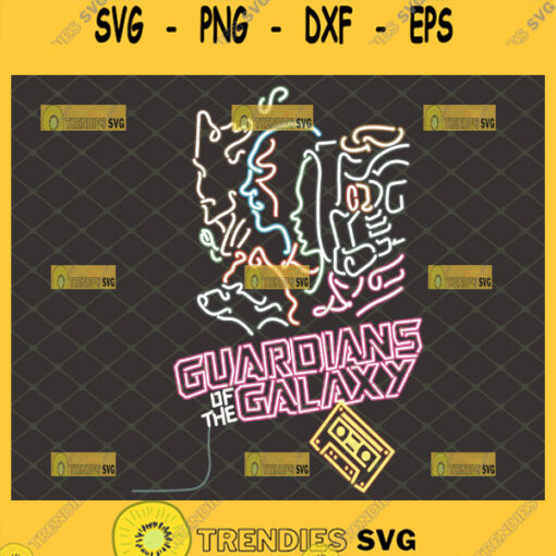 guardians of the galaxy svg mixtape star wars inspired