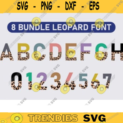 half Leopard font svg Leopard cheetah half print font letters alphabet svg png Leopard alphabet letters svg color font Animal fonts svg Design 722 copy