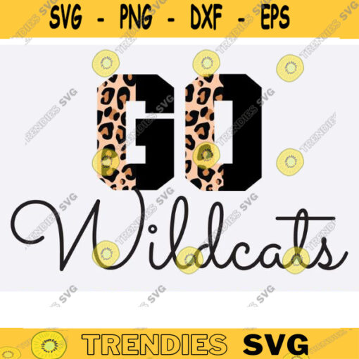 half leopard Go Wildcats svg png football svg png Volleyball SVG png team svg png Go Wildcats Leopard svg leopard football svg png fan Design 834 copy