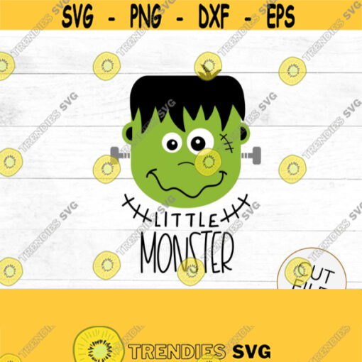 halloween SVG frankenstien SVG kids Halloween DIY shirts for kids trick or treat Halloween little monster Design 256