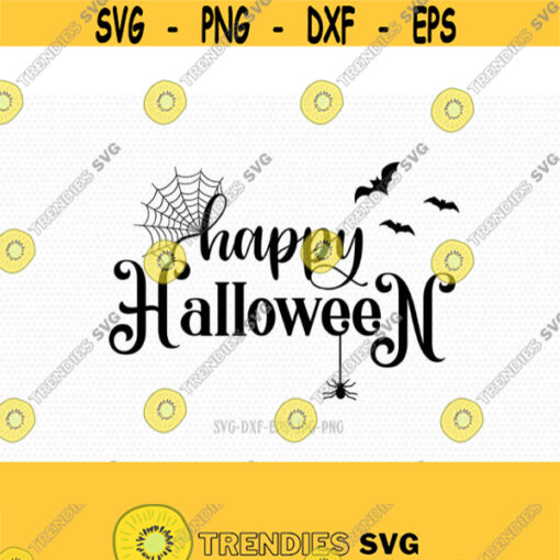 happy halloween svg Happy Fall Pumpkin SVG Pumpkin SVG Halloween Svg Fall Svg CriCut Files svg jpg png dxf Silhouette cameo Design 206
