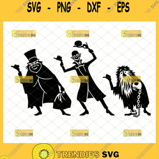 haunted mansion ghost svg hitchhiking ghosts svg phineas ezra and gus