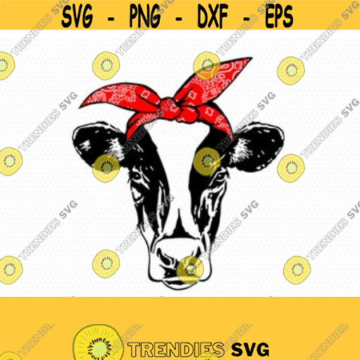 heifer cow head with bandana svg Sublimation svg not today heifer svg heifer please svg svg files for cricut Design 2