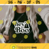 hey boo svg halloween svg ghost svg trick or treat svg halloween shirts gift fall quote svg peek a boo svg cricut cut file Png Dxf Design 51