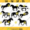 horse SVG files for cricuthorse head designs horse wall art horse wall art black and white.jpg