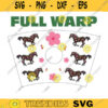 horse flower SVG horse full warp cold and hot cup svg horse girl svg full wrap svg venti Cold Cup Svg cold cup svg tumbler svgcup svg copy