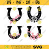 horseshoe svg horse shoe floral svg horse flower svg horse shoe svg horse shoe monogram name svg horse svg horses svg horseshoe Design 943 copy