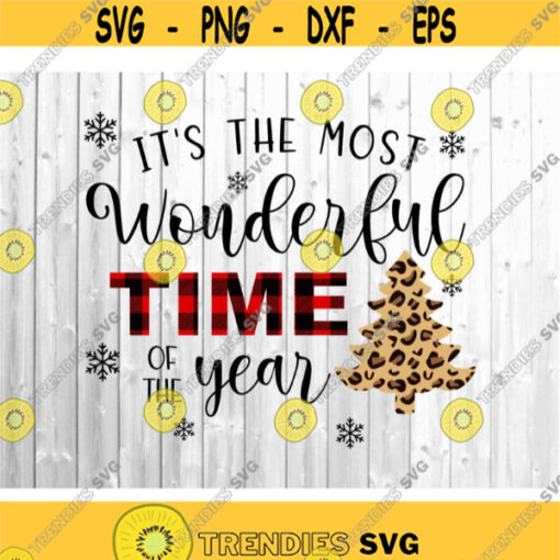 its the most wonderful time of the year svg christmas svg snowflake svg merry christmas svg silhouette cricut files svg dxf eps png .jpg