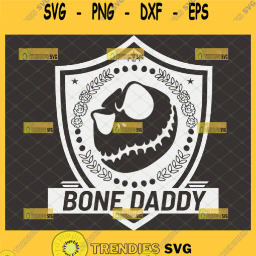 jack skellington bone daddy svg nightmare before christmas fathers day svg 1