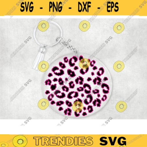 keychain svg Keychain leopard print SVG Key Ring Pattern Key Ring svg Round Pattern svg keyring svg cheetah print svg leopard print Design 1220 copy