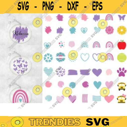 keychain svg bundle Keychain Pattern SVG Key Ring Pattern Key Ring svg Round Pattern svg Circle Patterns Svg brush stroke svg pattern Design 22 copy