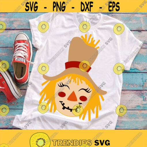 kid halloween svg Scarecrow face svg Halloween svg Scarecrow svg Fall svg boy halloween svg iron on clipart SVG DXf eps png Design 489
