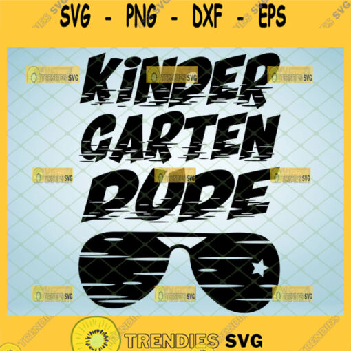 kindergarten dude svg eyewear kindergarten shirt svg