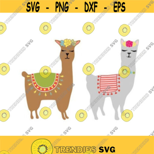 llama Alpaca animal Cuttable Design SVG PNG DXF eps Designs Cameo File Silhouette Design 126