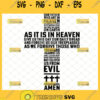lords prayer svg our father who art in heaven hallowed be thy name svg bible verses svg cross svg