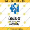 love needs no words autism puzzle love autism awareness themed svg and png digital cut file Design 36
