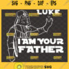 luke i am your father svg star wars darth vader outline silhouette