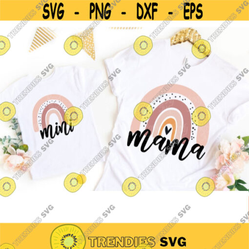 mama svg Mama svg Mama and mini svg Mommy and me svg Mamas Girl Mama clipart Sublimation designs download SVG files for Cricut