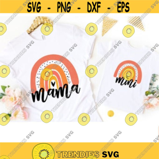mama svg Mama svg Mama and mini svg Mommy and me svg Mamas Girl Mom svg files Sublimation designs download SVG files for Cricut