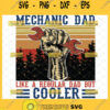 mechanic dad like a regular dad but cooler vintage svg hand holding wrench svg cricut fathers day gifts