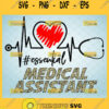 medical assistant svg essential heartbeat stethoscope svg