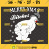 merry xmas bitches frosty the snowman farting snowflakes svg christmas svg diy ornament gifts