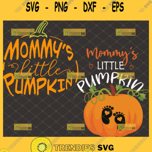 mommys little pumpkin svg