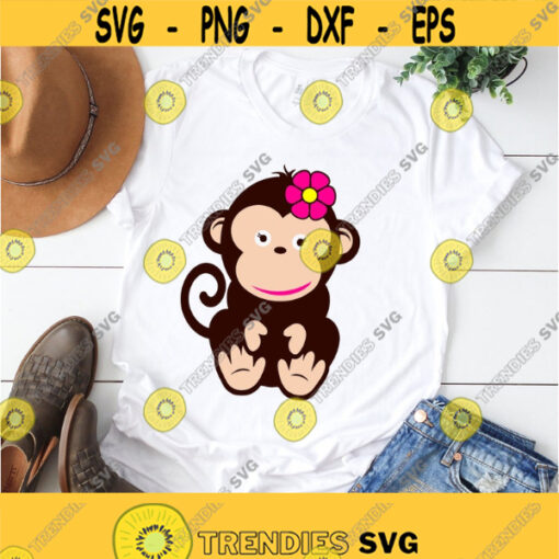 monkey svg circus svg monkey clipart birthday svg baby monkey svg kid svg big sister svg iron on clipart SVG DXF eps png pdf Design 460