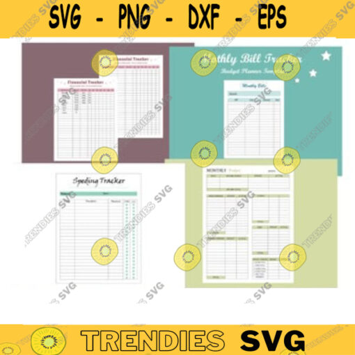 monthly budget printable Monthly Budget Planner Printable Budget Tracker Spending Tracker Expense Tracker Printable monthly bills pdf Design 338 copy