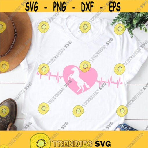 mustang svg horse svg cowgirl svg heartbeat svg mustang horse svg country svg western svg iron on clipart SVG DXF eps png Design 215