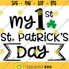 my 1st st. patricks day svg and png digital cut file baby themed Design 28