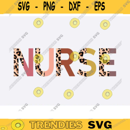 nurse SVG png half leopard nurse svg png Nurse Sublimation Nursing Designs Registered Nurse Nurse leopard cheetah print svg nurse lpng copy