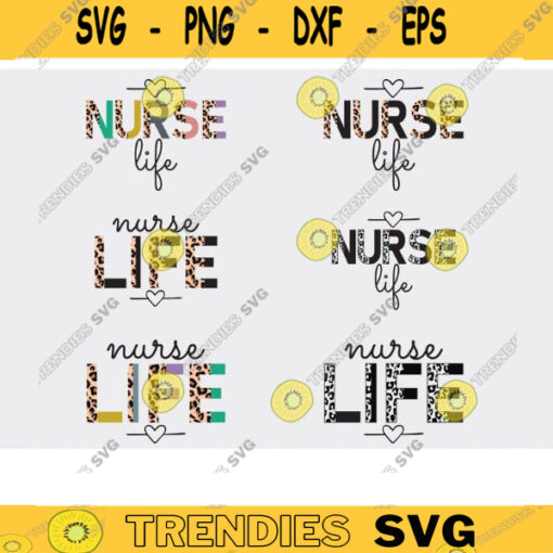 nurse life SVG png half leopard nurse life svg png Nurse Sublimation Nursing Designs Registered Nurse Nurse leopard cheetah print svg Design 1631 copy
