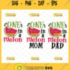 one in a melon svg bundle mom dad watermelon svg birthday party gift ideas family fruit matching shirt svg