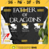 personalized father of dragons svg fathers day design from game of thrones svg