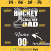 personalized my favorite hockey player calls me dad name svg